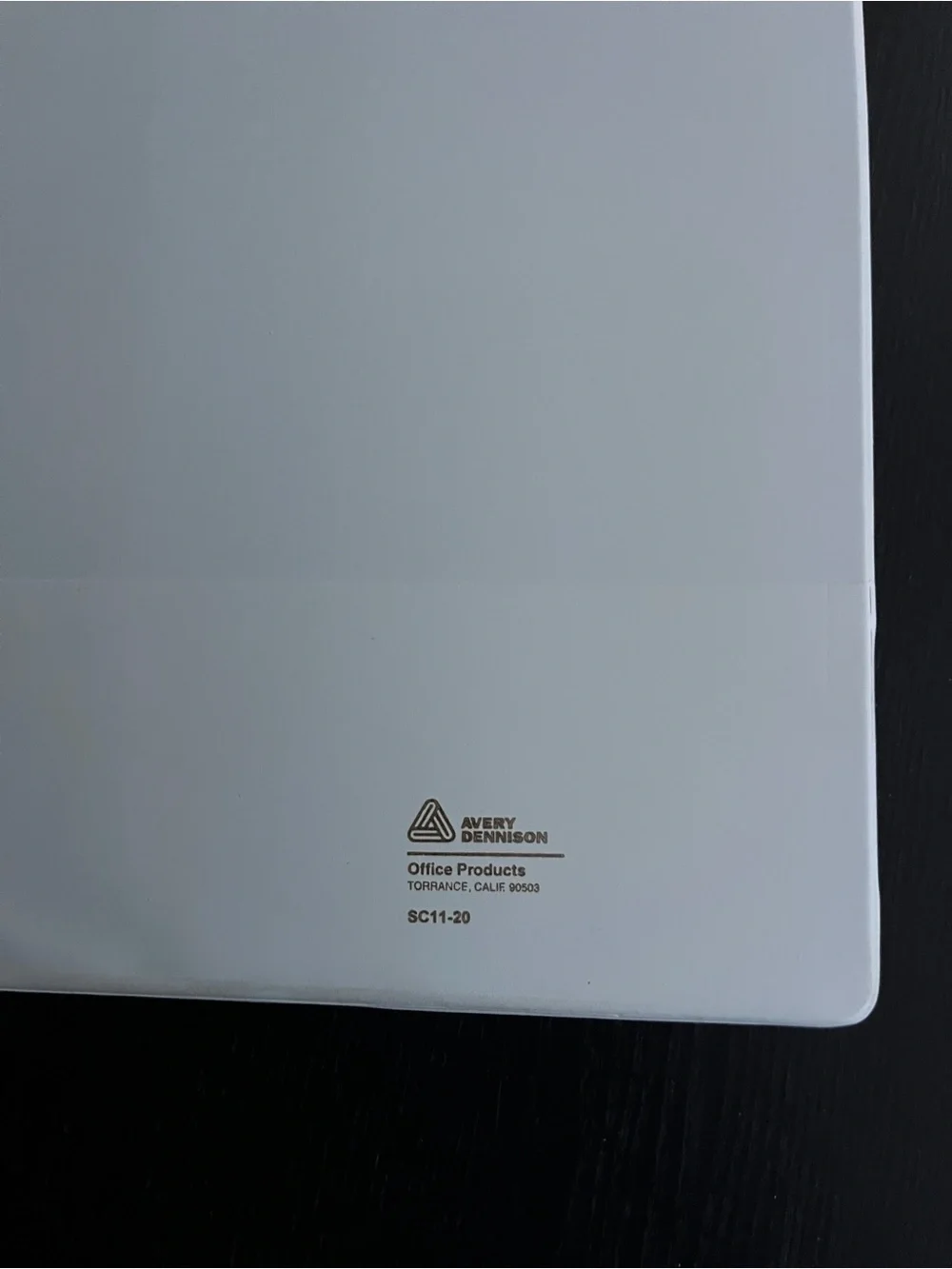 Avery dennison white